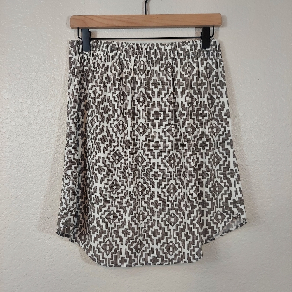 Royal Robbins Bergen Summer Skirt Ivory and Grey Print Hondo   XS - Picture 4 of 14
